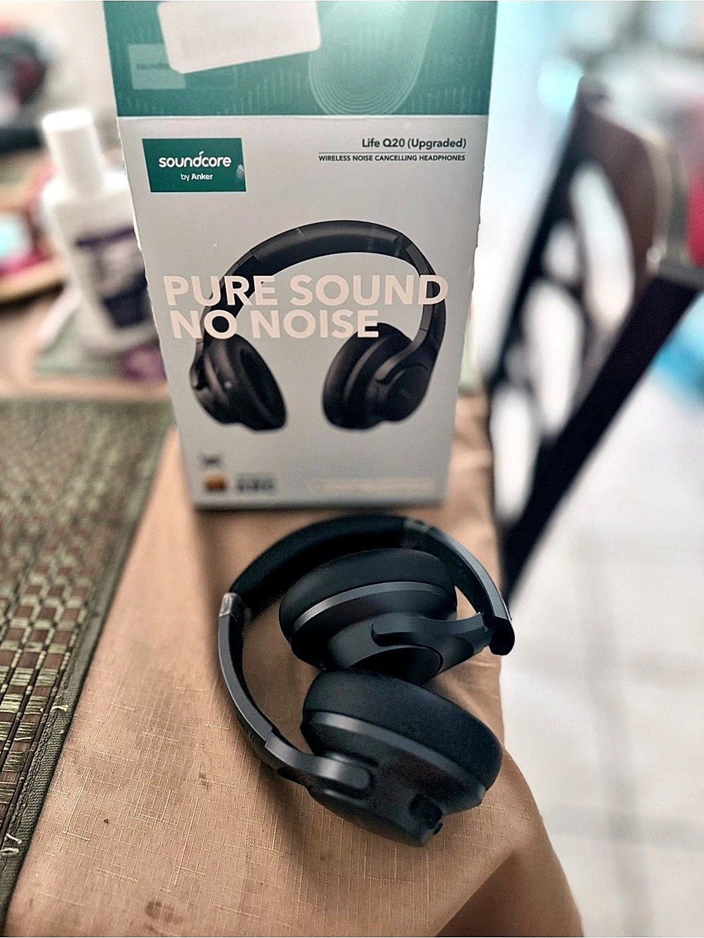 Soundcore Life Q20 (Upgraded) ) Over-Ear Headphones Black